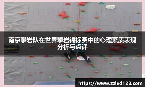 南京攀岩队在世界攀岩锦标赛中的心理素质表现分析与点评