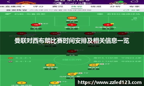 曼联对西布朗比赛时间安排及相关信息一览